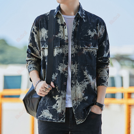 collar button shirts